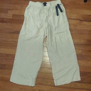 Tahari women's linen pants size M.